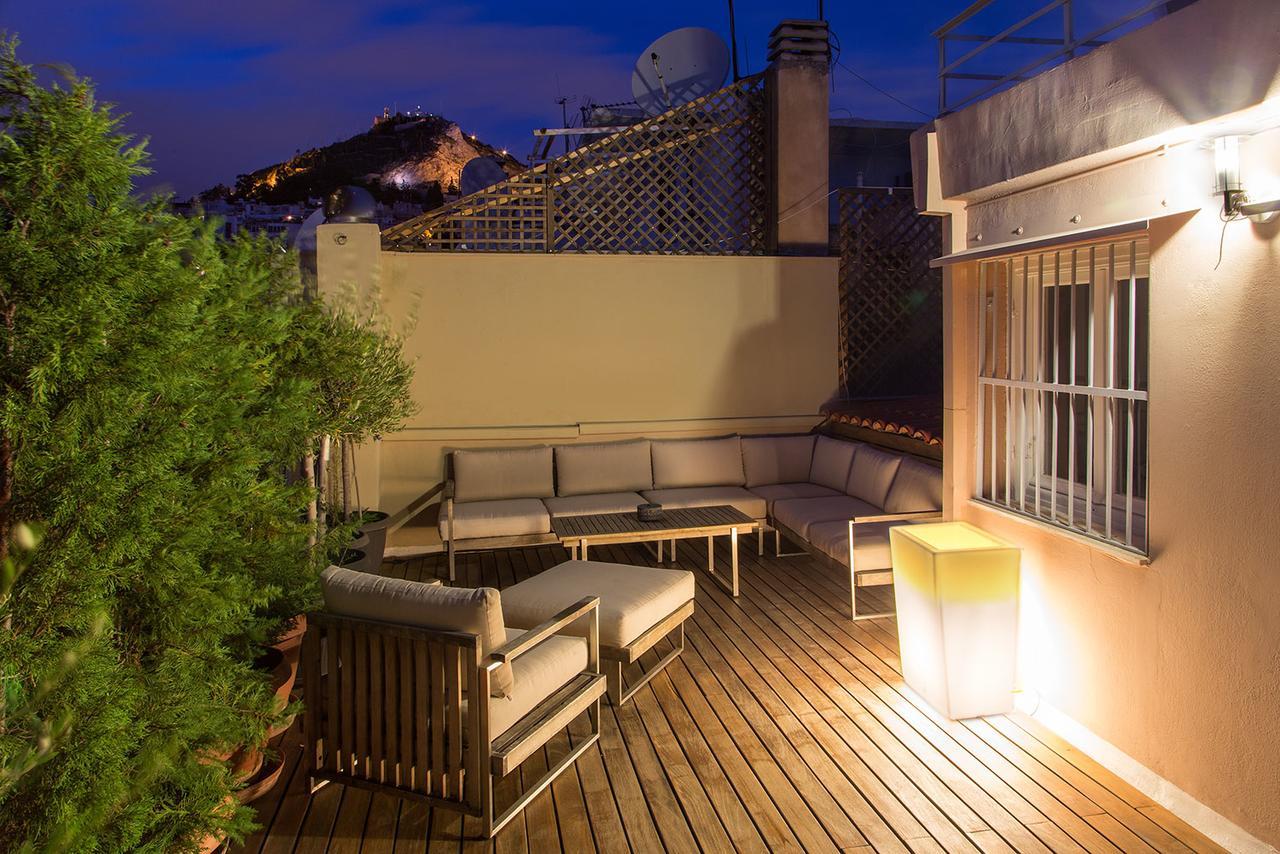Апартаменты Beautiful Penthouse In Athens With Outside Jacuzzi Экстерьер фото